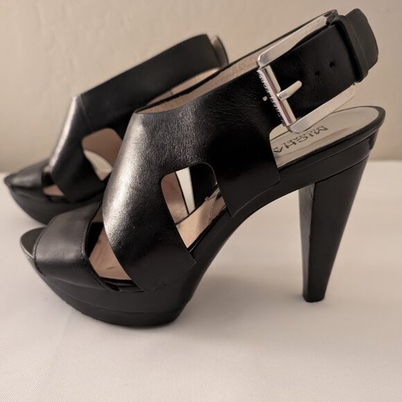 Michael Kors Strappy Stiletto Belted Heels Size 7 - Picture 1 of 5